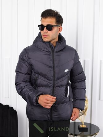Куртка Nike зима капюшон (335-3)
